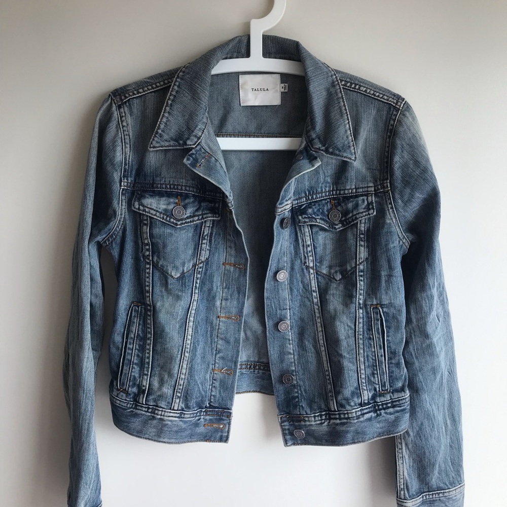Aritzia Talula Jean Jacket Size M